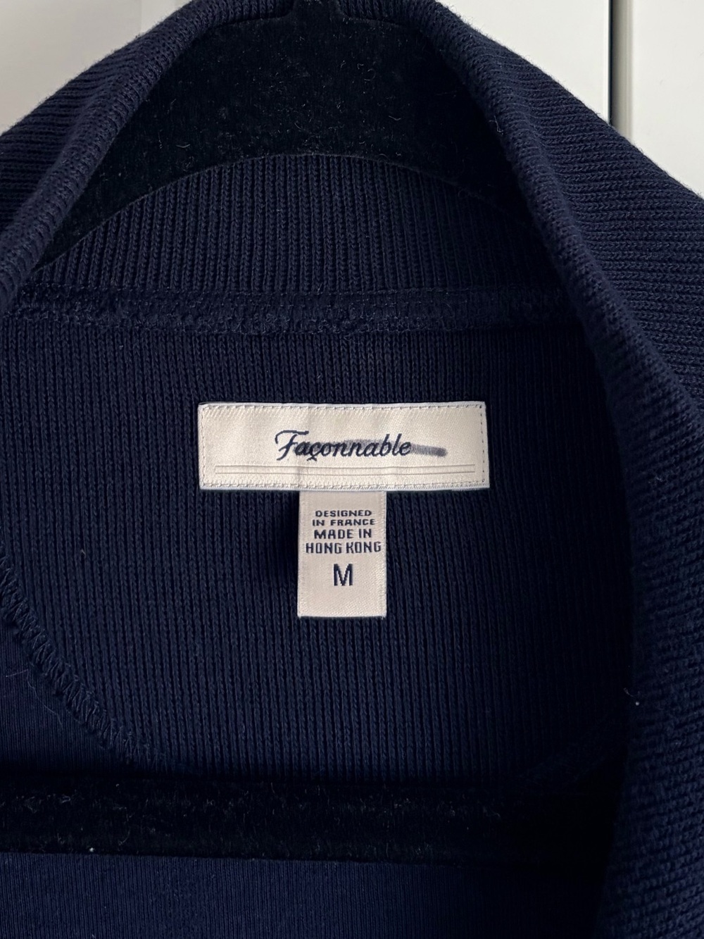 Faconnable Men's Navy Full-Zip Knit Jacket | M - Picture 4 of 5